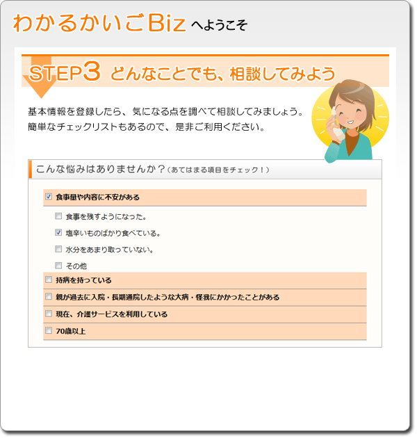 【STEP3】どんなことでも、相談してみよう